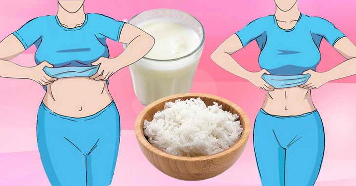 Gewiicht verléieren op enger Kefir-Reis Diät