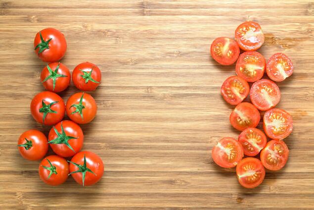 Tomaten fir Gewiichtsverloscht